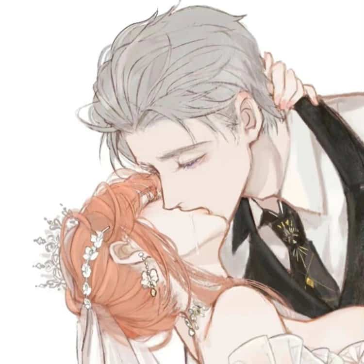 看了会脸红禁欲系动漫男女情侣头像 又欲又撩的漫画情头_5