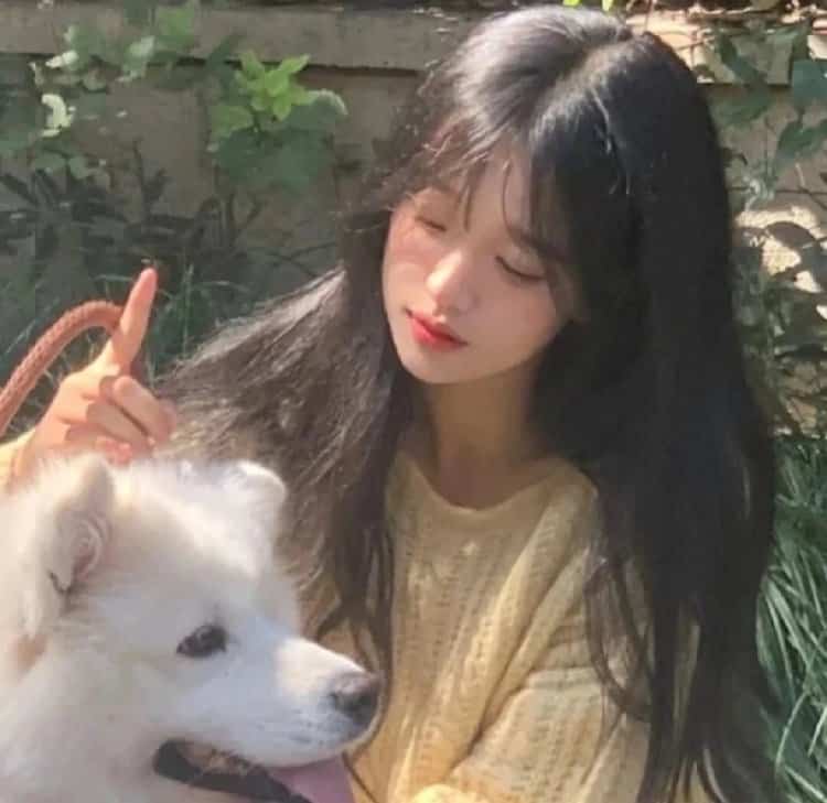 唯美侧脸氛围感真人女生头像 WeChat胶片感女头_16