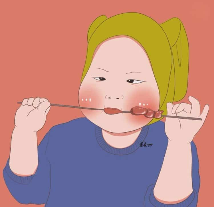 个性逗比搞怪微信头像 幽默搞怪搞笑女专用卡通头像_18