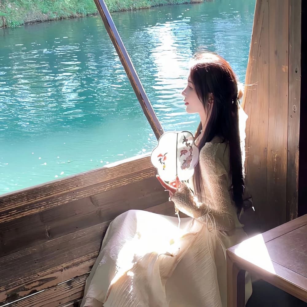 软妹女生头像真人全身照,超级好看的软妹纸头像_4