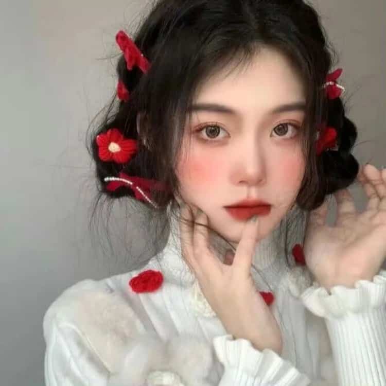 可爱风甜美真人软妹头像 少女心小姐姐照片头像_5
