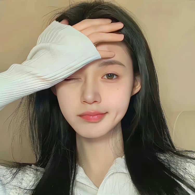 可爱风甜美真人软妹头像 少女心小姐姐照片头像_16