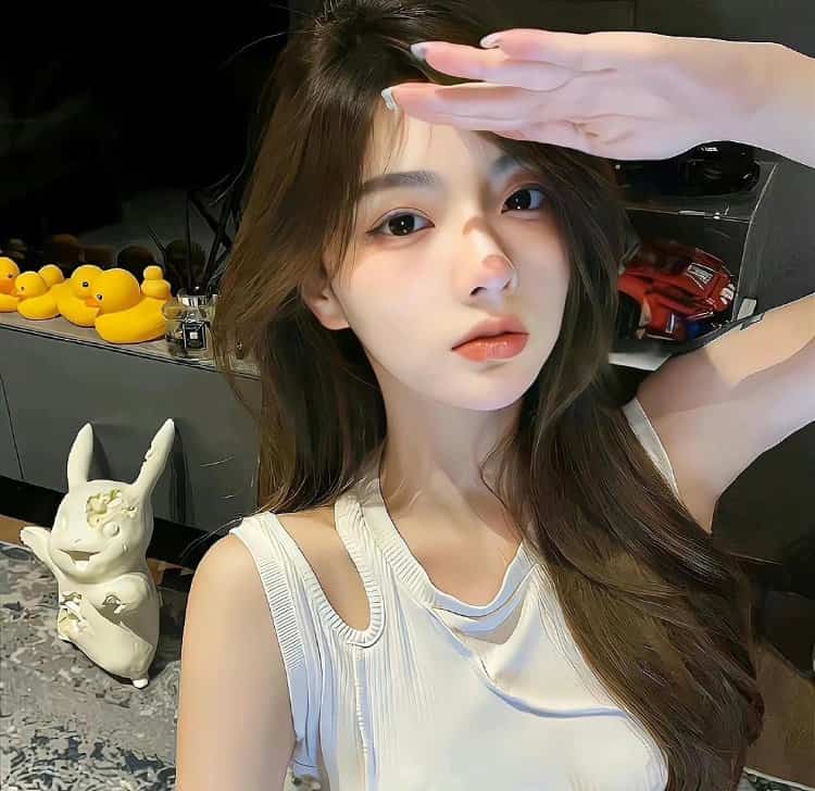 可爱风甜美真人软妹头像 少女心小姐姐照片头像_19