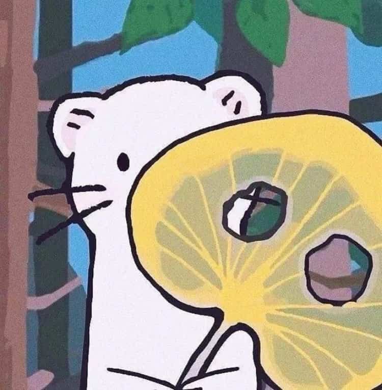 奇奇怪怪的微信女生头像 小众又有趣的卡通头像_12