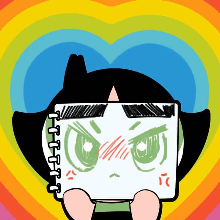 奇奇怪怪的微信女生头像 小众又有趣的卡通头像_15