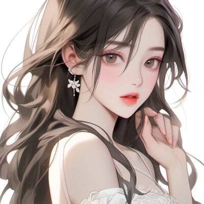 纯欲高级长发御姐微信头像 AI清冷优雅脸女生头像