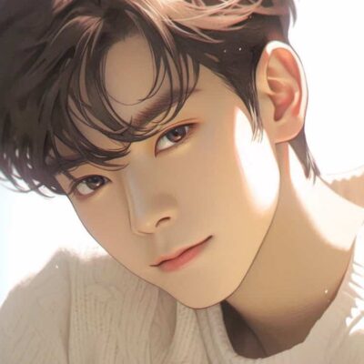 阳光帅气少年感动漫男头 ins高级质感AI纯欲暖男头像