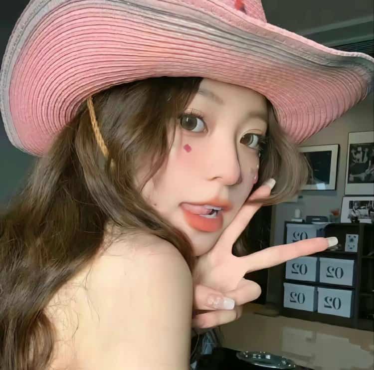 又纯又欲的真人甜美头像 可爱软妹子招桃花女头_5