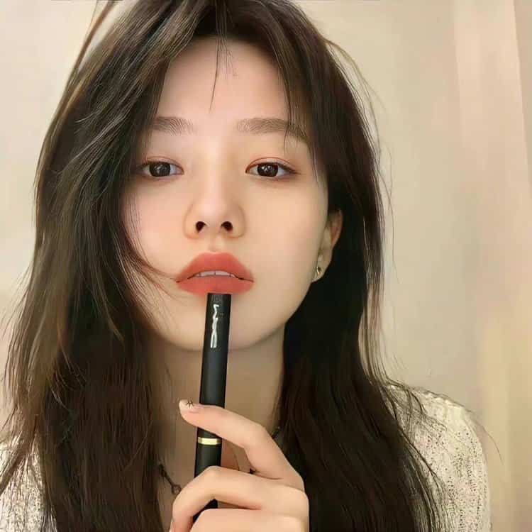 又纯又欲的真人甜美头像 可爱软妹子招桃花女头_29