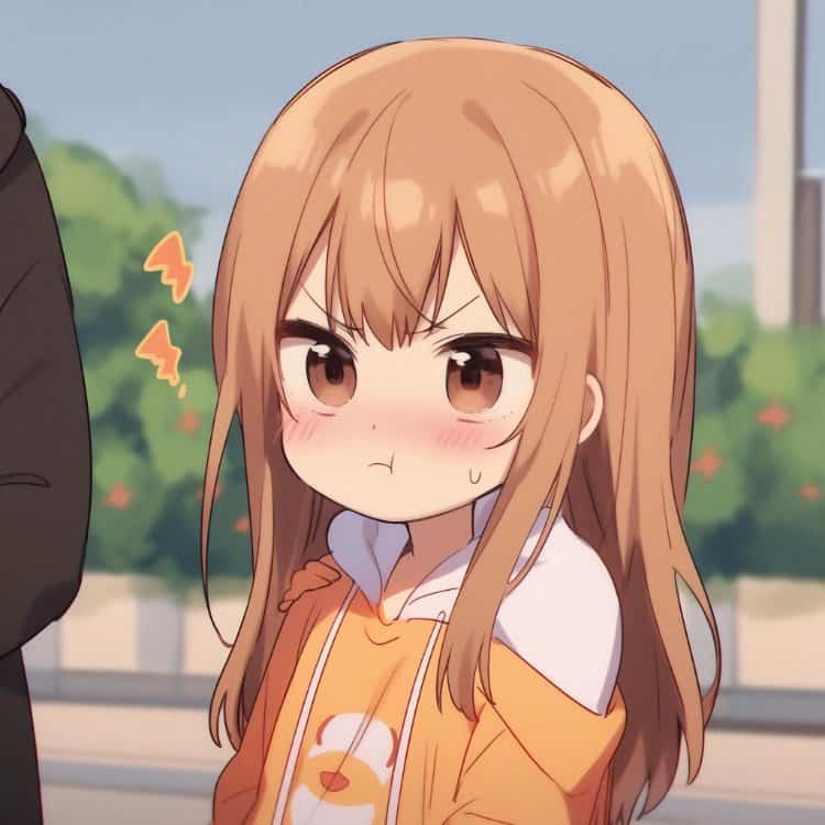 奶凶奶凶的可爱小女孩微信头像 又凶又萌的女生头像_13