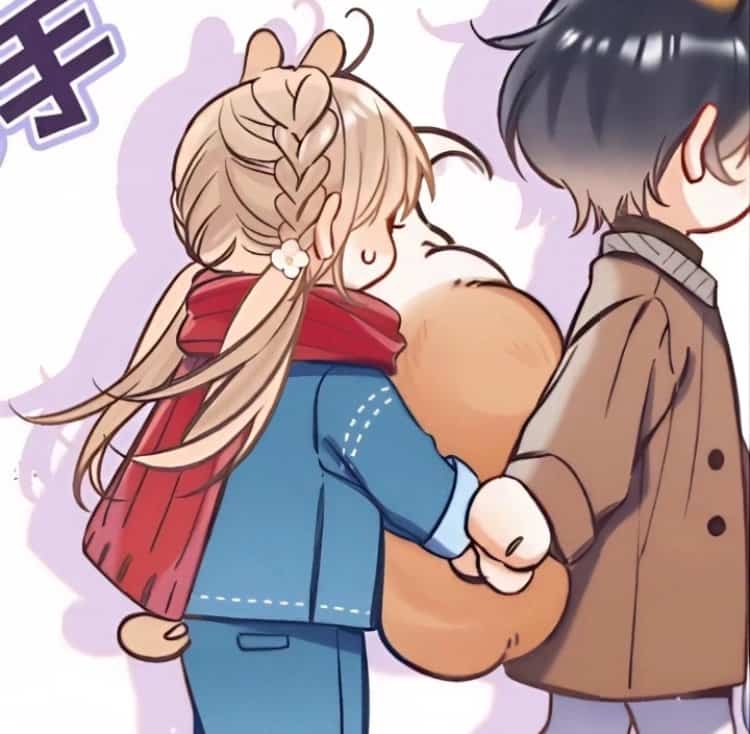 偷偷藏不住桑稚段嘉许漫画情头 好看超甜的动漫情头_14