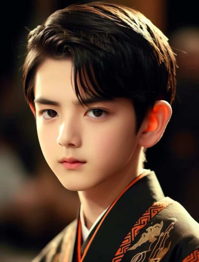 又奶又帅小孩哥男生头像 网上很火的AI小男孩头像_5