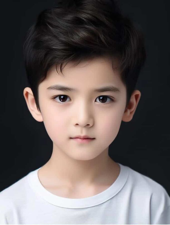 又奶又帅小孩哥男生头像 网上很火的AI小男孩头像_8