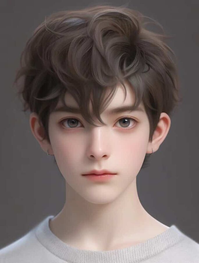 又奶又帅小孩哥男生头像 网上很火的AI小男孩头像_10