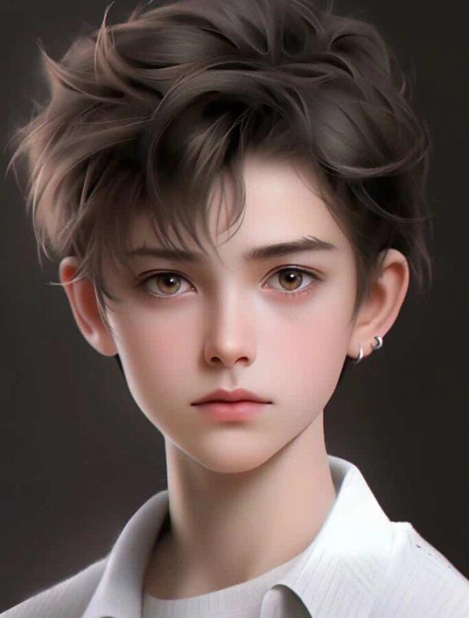 又奶又帅小孩哥男生头像 网上很火的AI小男孩头像_12