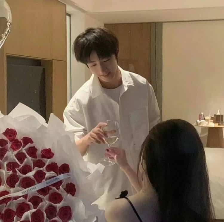 超甜浪漫CP情侣合照头像图 一男一女氛围感真人情头_14