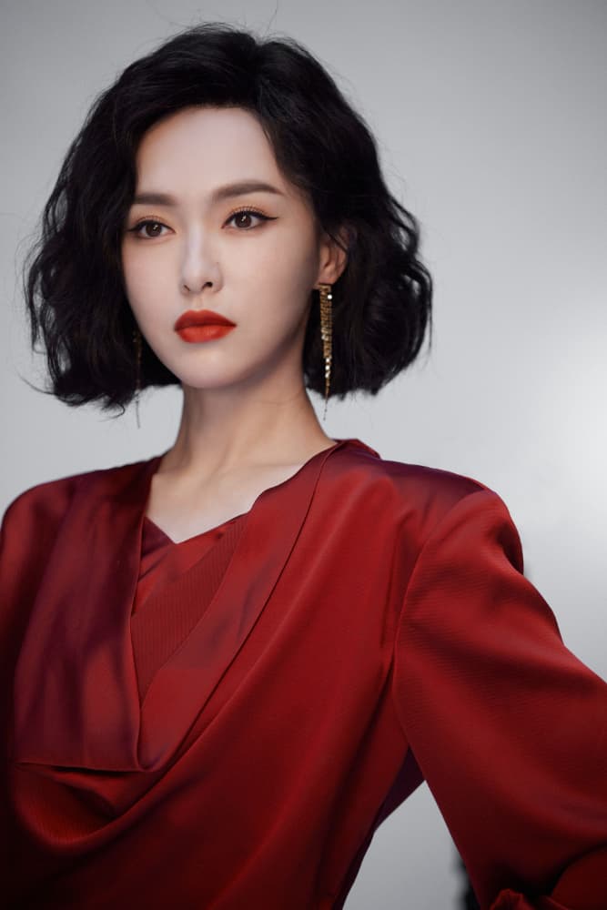 唐嫣王牌对王牌复古港风短发cos狂飙大嫂陈书婷图片_1
