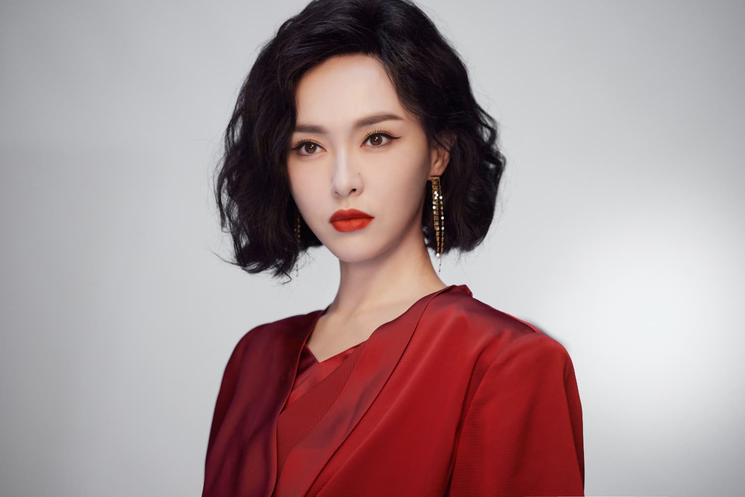 唐嫣王牌对王牌复古港风短发cos狂飙大嫂陈书婷图片_2