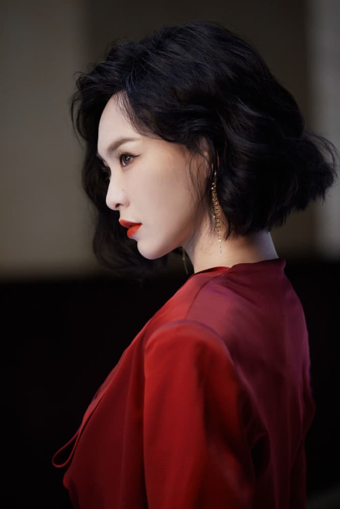 唐嫣王牌对王牌复古港风短发cos狂飙大嫂陈书婷图片_4