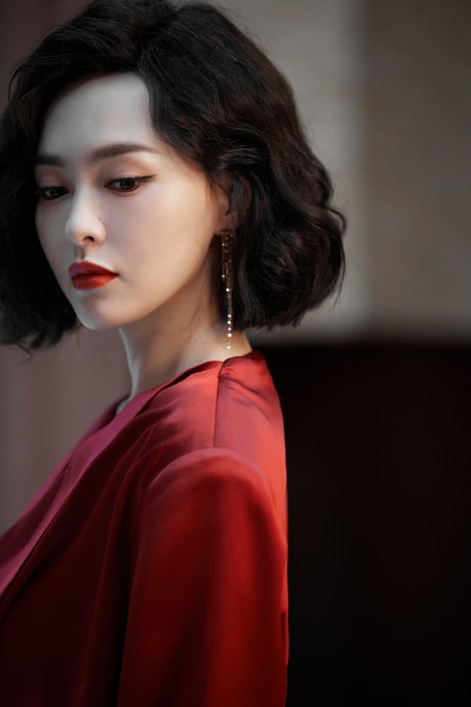 唐嫣王牌对王牌复古港风短发cos狂飙大嫂陈书婷图片_6