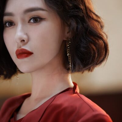 唐嫣王牌对王牌复古港风短发cos狂飙大嫂陈书婷图片