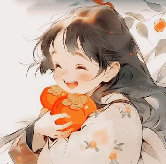 下雪天女生站在雪地里的唯美微信头像 AI雪景氛围感浪漫女头_1