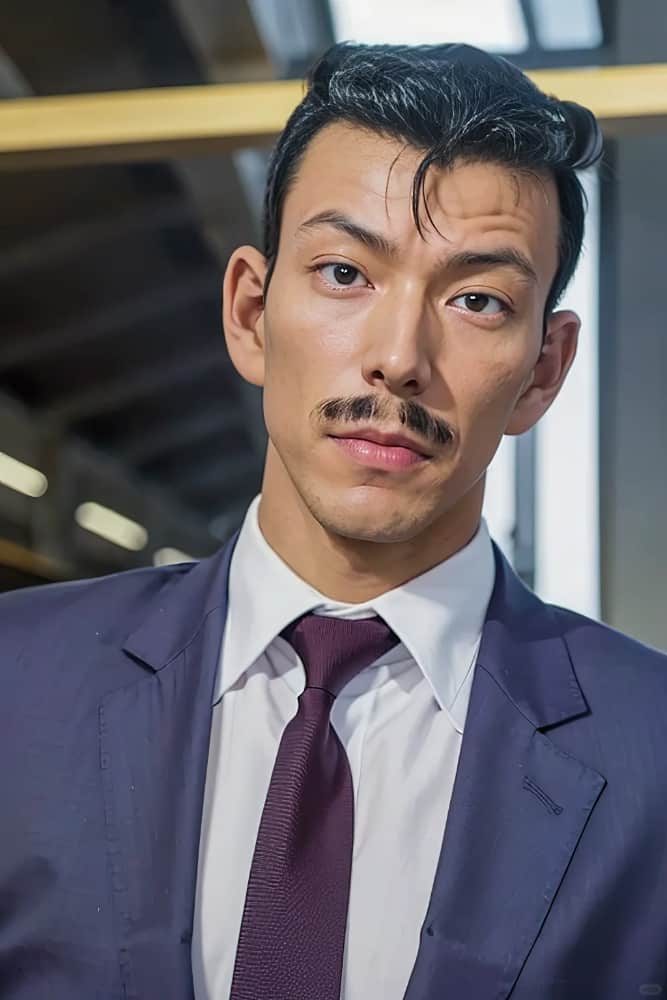 名侦探柯南 毛利小五郎 真人cosplay 神还原_12