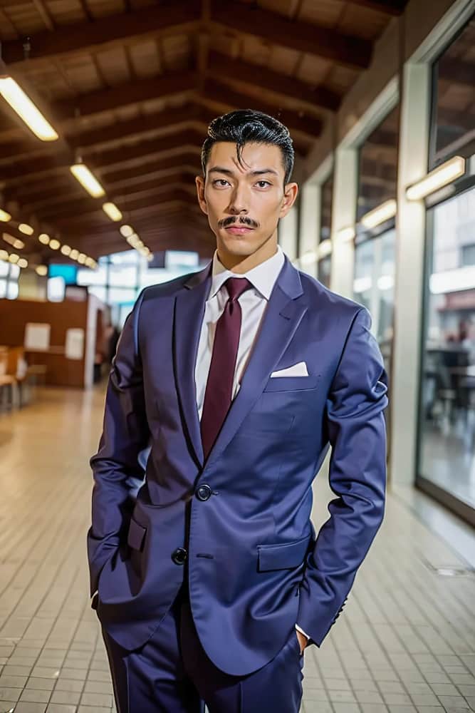 名侦探柯南 毛利小五郎 真人cosplay 神还原_11