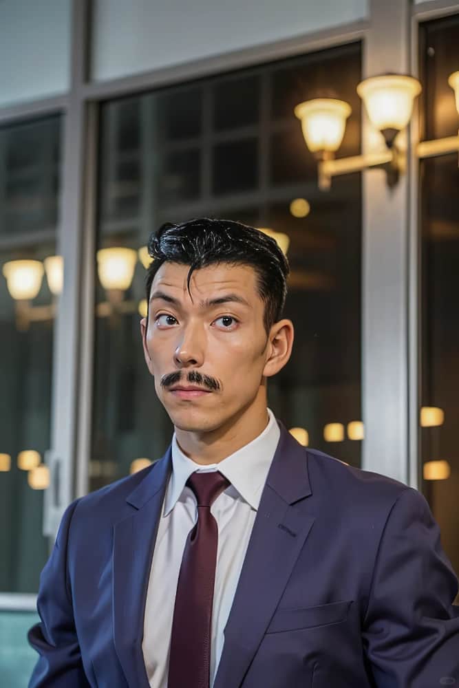 名侦探柯南 毛利小五郎 真人cosplay 神还原_8