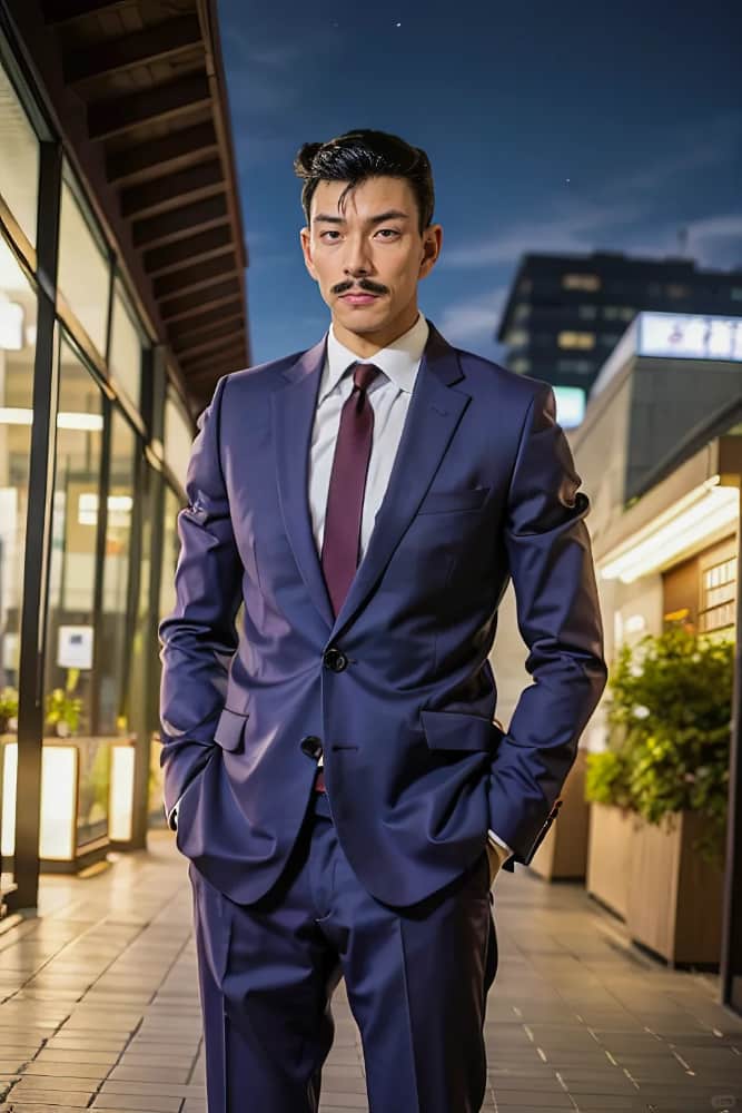 名侦探柯南 毛利小五郎 真人cosplay 神还原_5