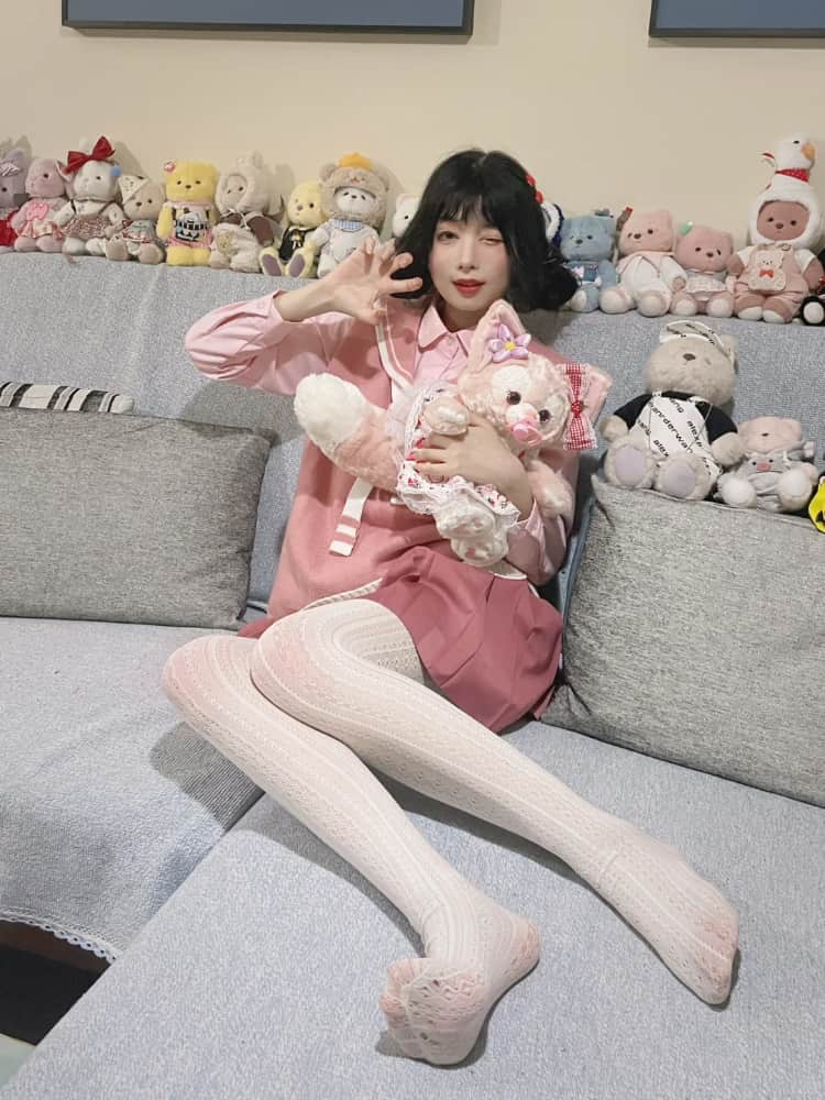 白丝jk二次元少女 莉娜熊粉丝_9