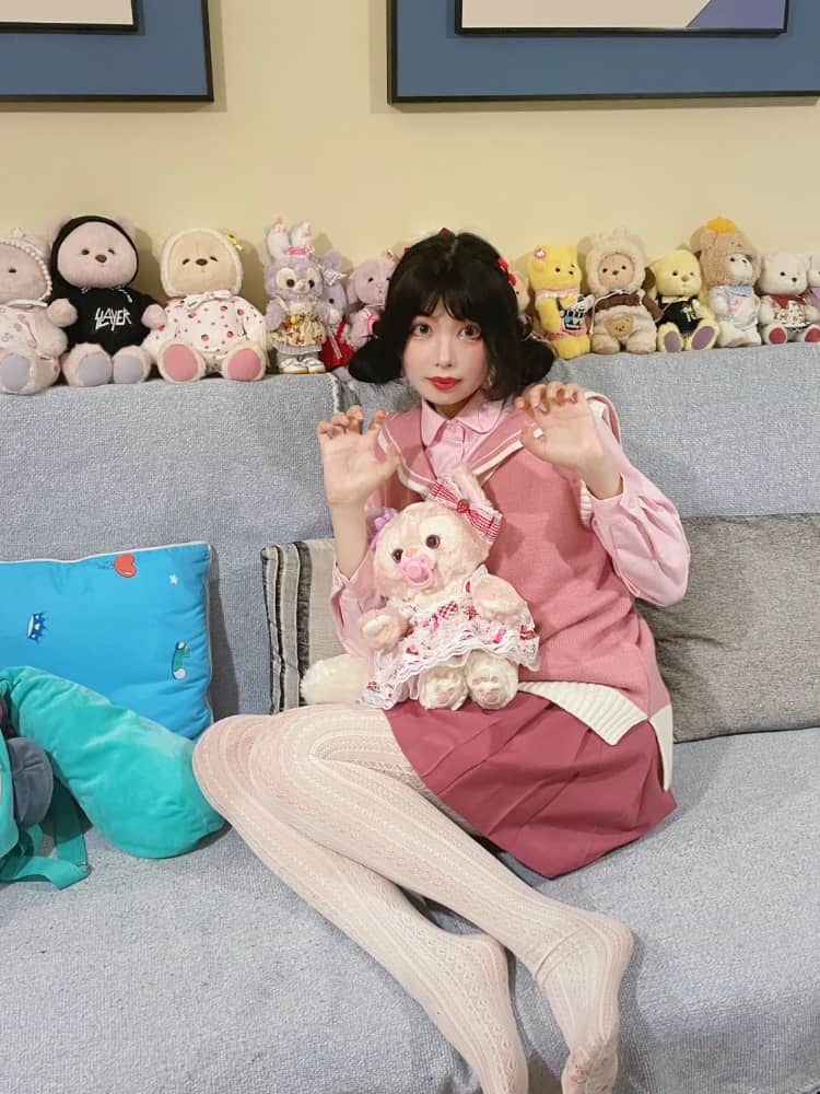 白丝jk二次元少女 莉娜熊粉丝_11