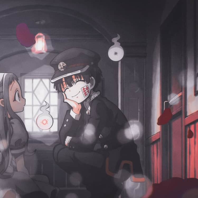 《地缚少年花子君》八寻宁宁 x 花子君 情侣头像_6
