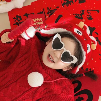 喜气洋洋新年款女生头像 好看又喜庆的可爱微信头像