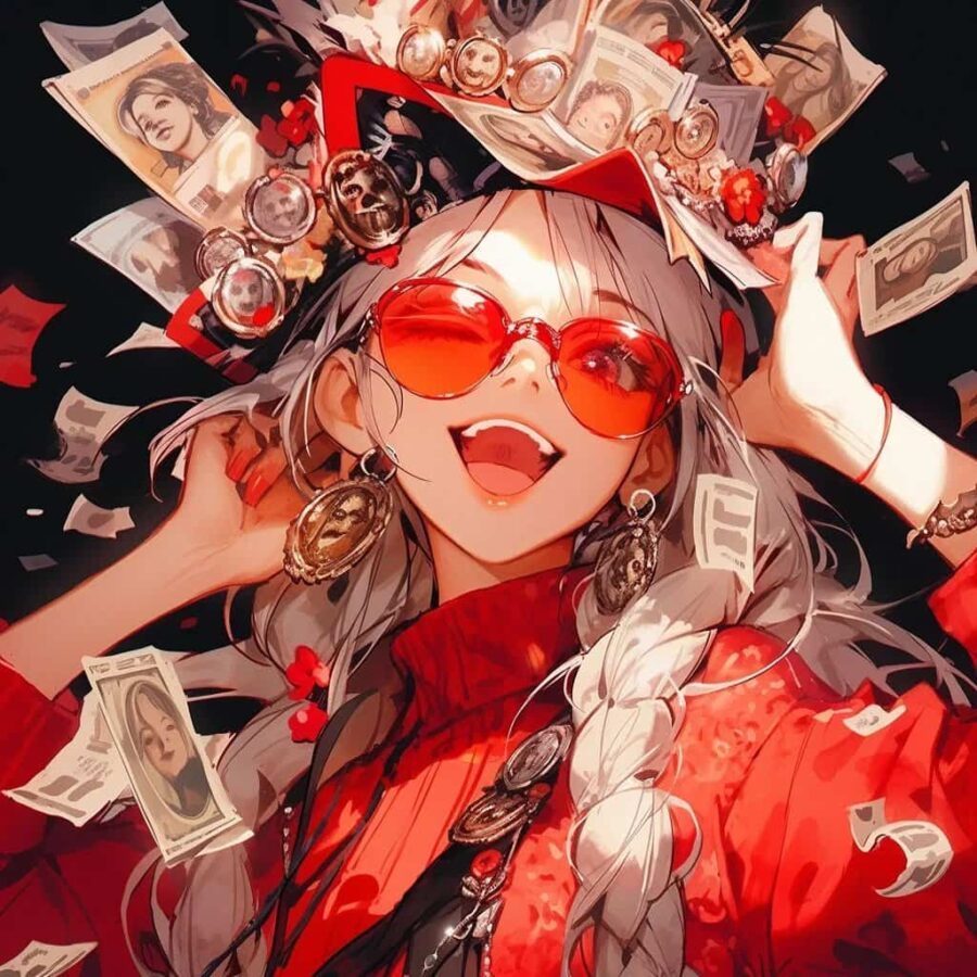 喜气洋洋新年款女生头像 好看又喜庆的可爱微信头像_8