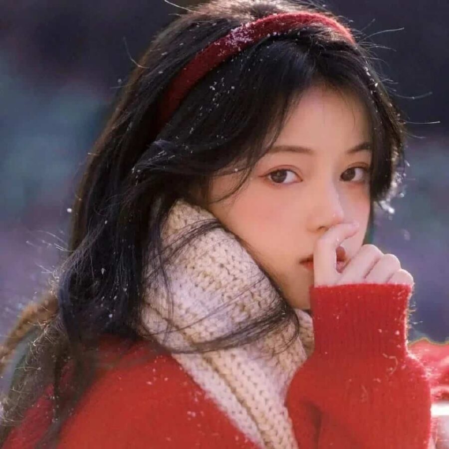 喜气洋洋新年款女生头像 好看又喜庆的可爱微信头像_11