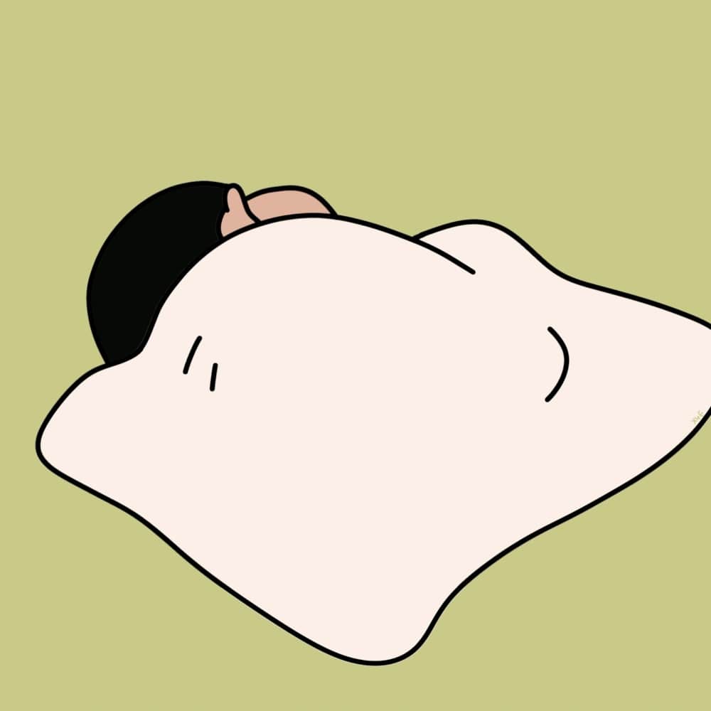 蜡笔小新躺着睡觉可爱动漫头像_8