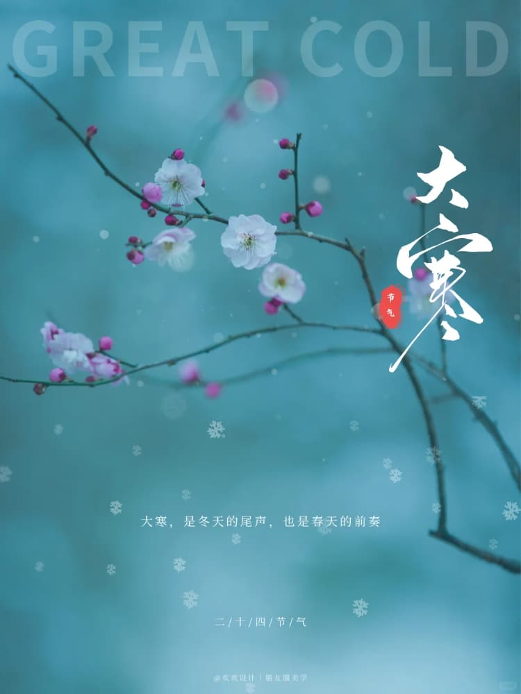 二十四节气之大寒文案配图适合发朋友圈_4