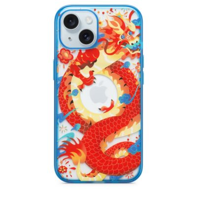 iPhone 15苹果龙年手机壳，OtterBox Lumen 系列保护壳