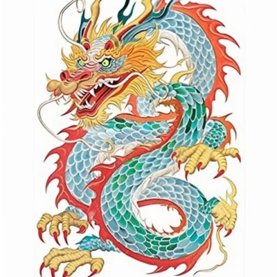 传统中国龙二次元龙的图片