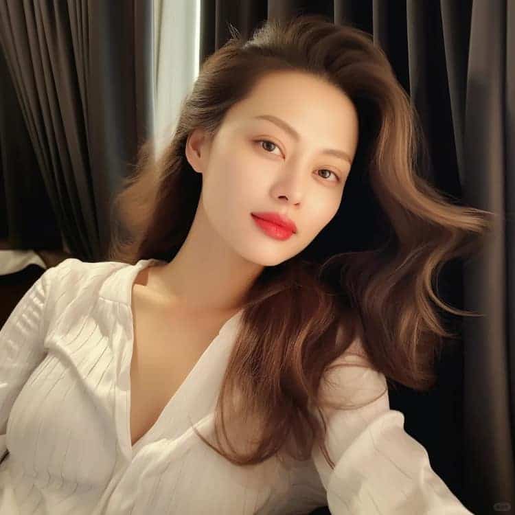 性感姐姐四十岁女人微信头像 有女人味的AI熟女头像_6