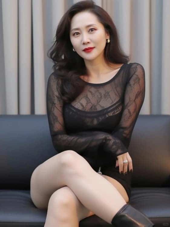 性感姐姐四十岁女人微信头像 有女人味的AI熟女头像_8