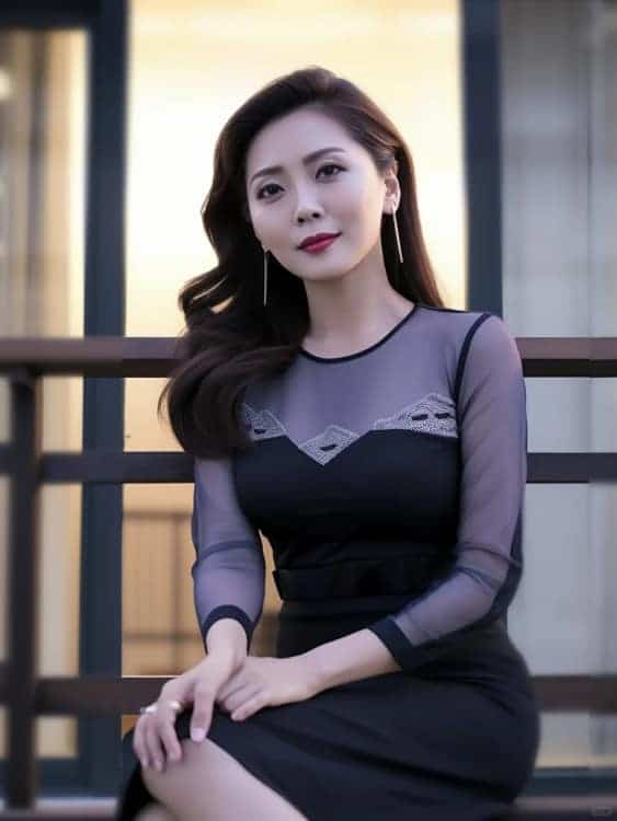 性感姐姐四十岁女人微信头像 有女人味的AI熟女头像_12