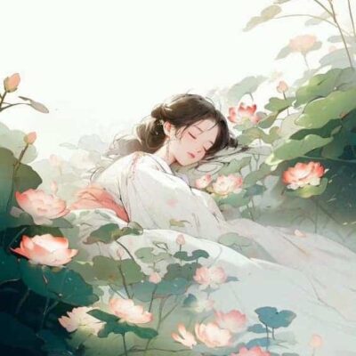 绝美清冷到极致的古风女生头像 让人心疼的微信女头