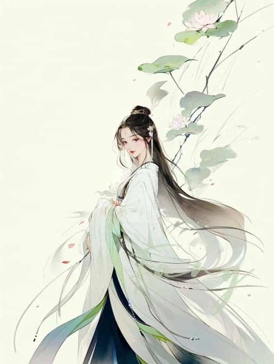 绝美清冷到极致的古风女生头像 让人心疼的微信女头_6