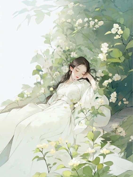 绝美清冷到极致的古风女生头像 让人心疼的微信女头_7
