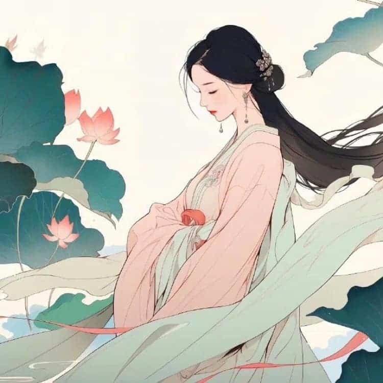 绝美清冷到极致的古风女生头像 让人心疼的微信女头_12