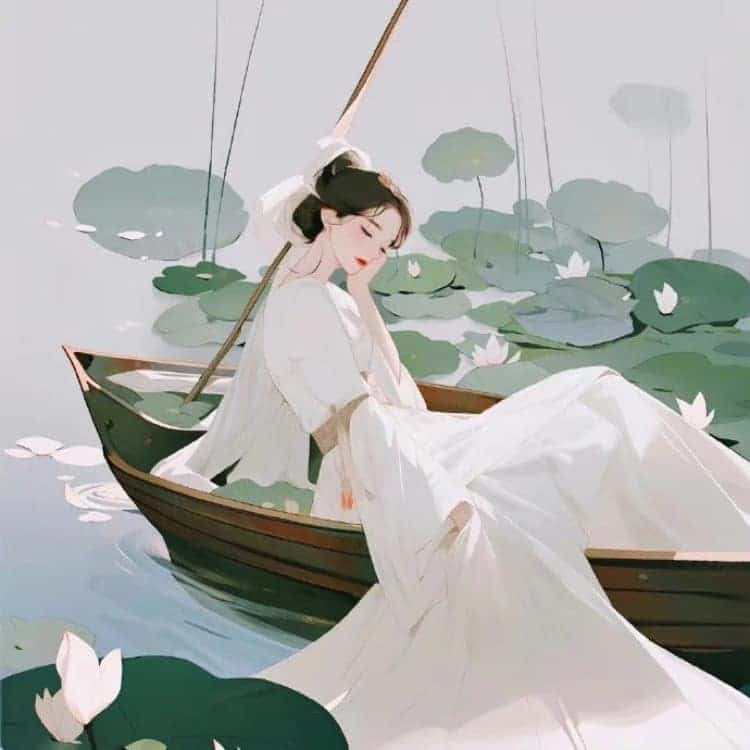 绝美清冷到极致的古风女生头像 让人心疼的微信女头_13