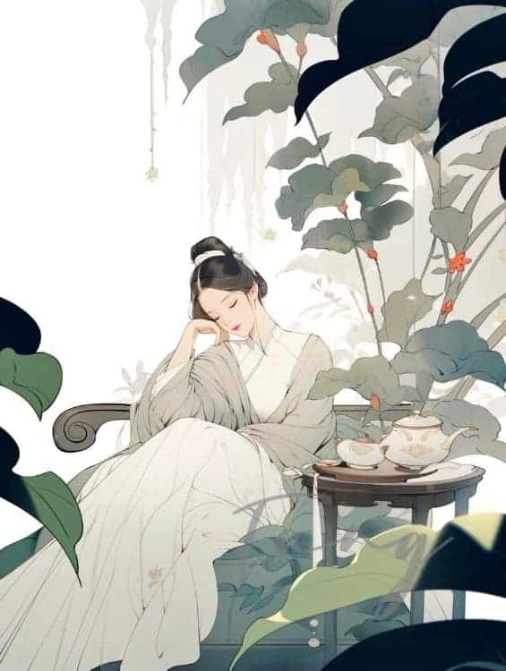绝美清冷到极致的古风女生头像 让人心疼的微信女头_14