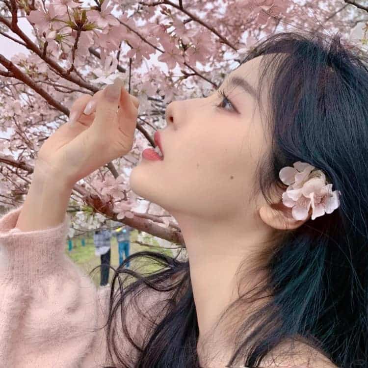 春天男友视角招桃花甜美女生头像_14